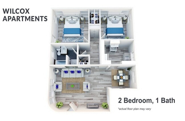 Floorplan - Wilcox Apartments