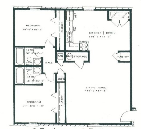 2BR/2BA - Arbor Park