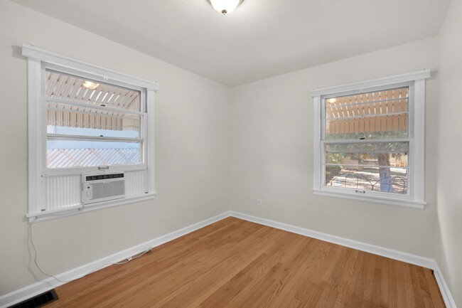 Bedroom 1 to the quiet back yard. - 114 N Foote Ave