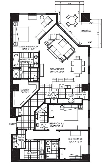 3BR/3.5BA - The Mark