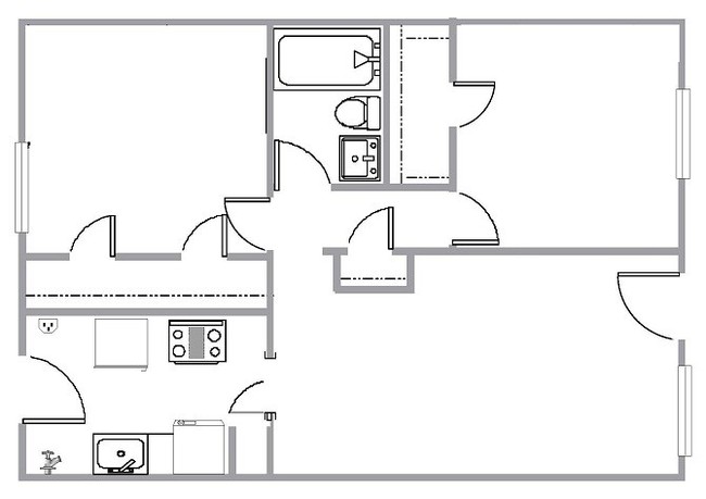 1BR/1BA - Summit Park Apartments