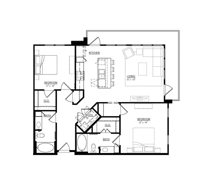 Floorplan - Magnolia On Zang