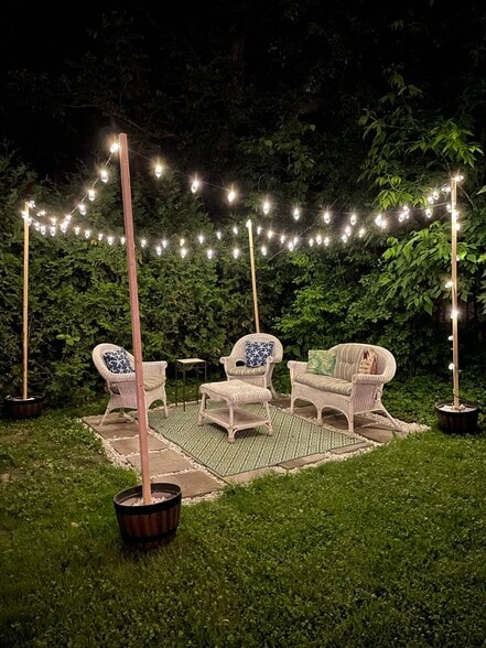 Backyard patio area - 18 Bradley St