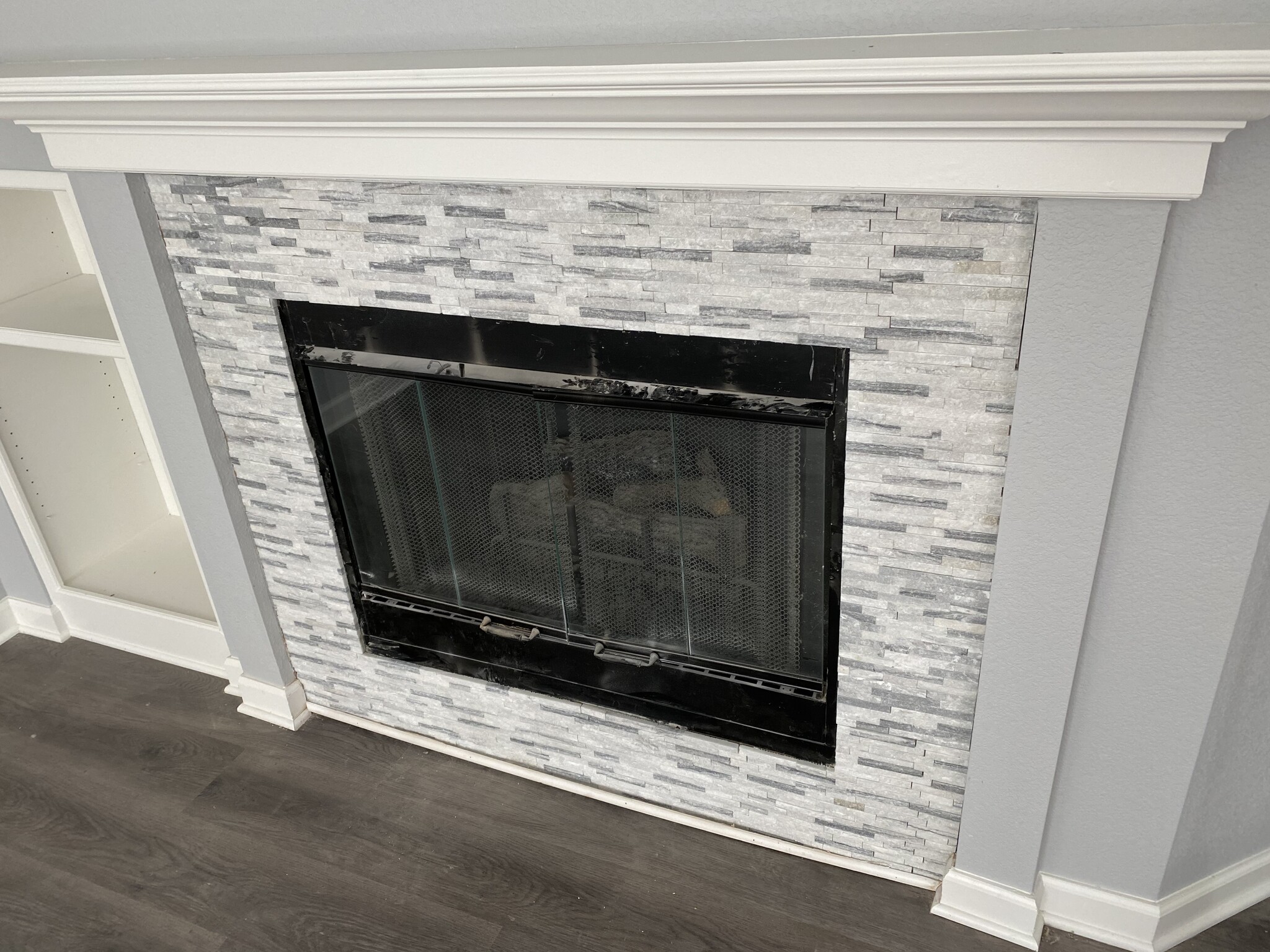 New fireplace - 16155 W 62nd Ln