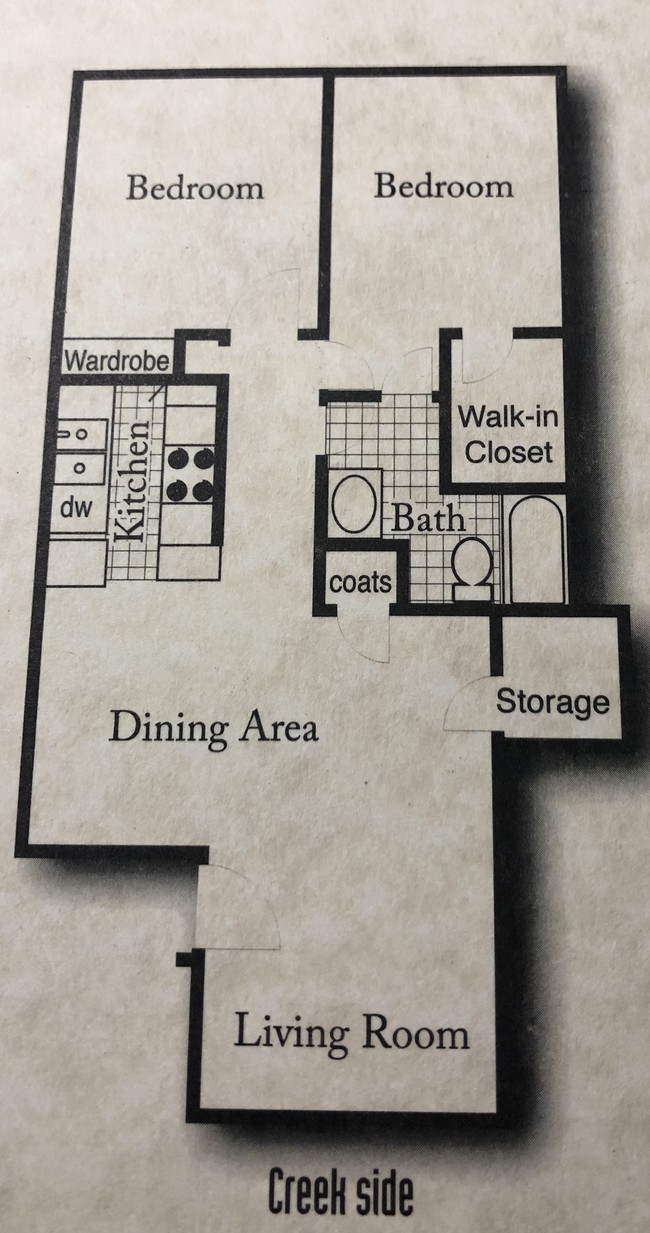 Floorplan - Canyon Creek Apartments C