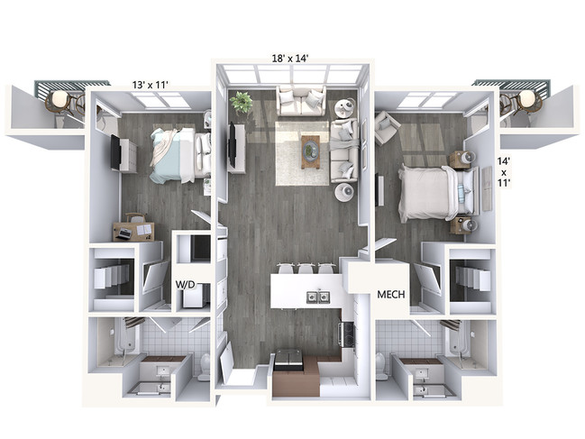 Floorplan - Avalon Towers on the Peninsula