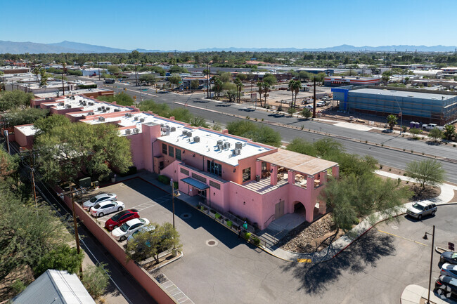 Aerial Photo - Casitas on East Broadway