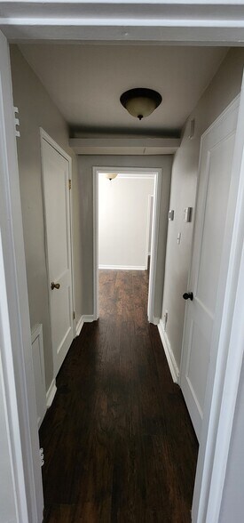 Hallway view from living room - 415 Willow Ln