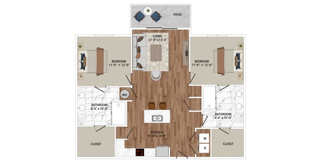 Floorplan - Eastpark Apartments
