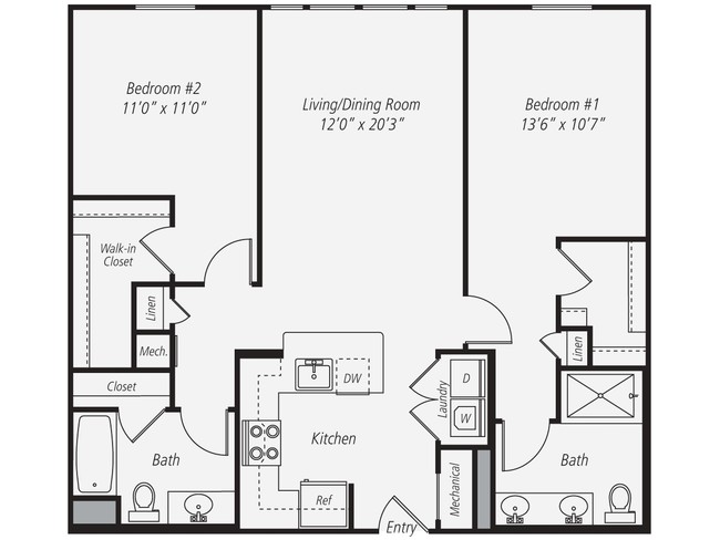 Floorplan - Avalon at Assembly Row