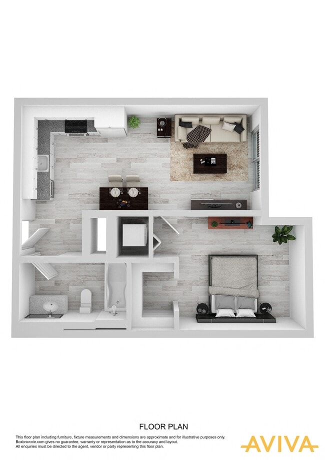Floorplan - AVIVA Apartments