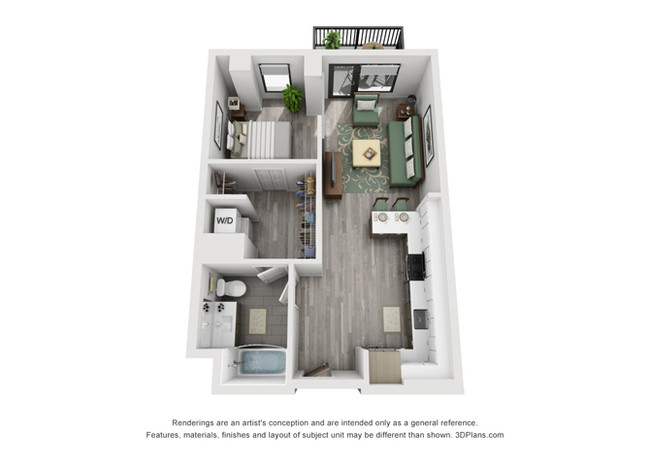 Floorplan - Residences at Addison Clark