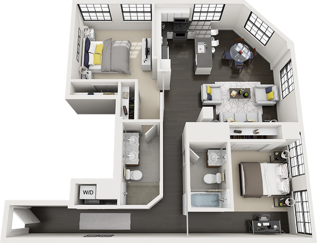Floorplan - The Lofts at Atlantic Wharf