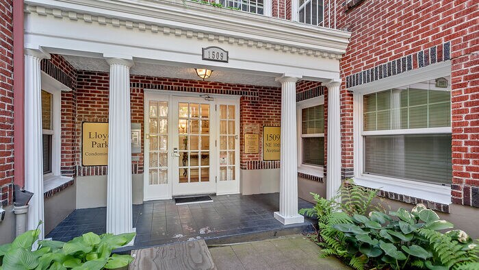 Front door individually programed for personal entry code - 1509 NE 10th Ave