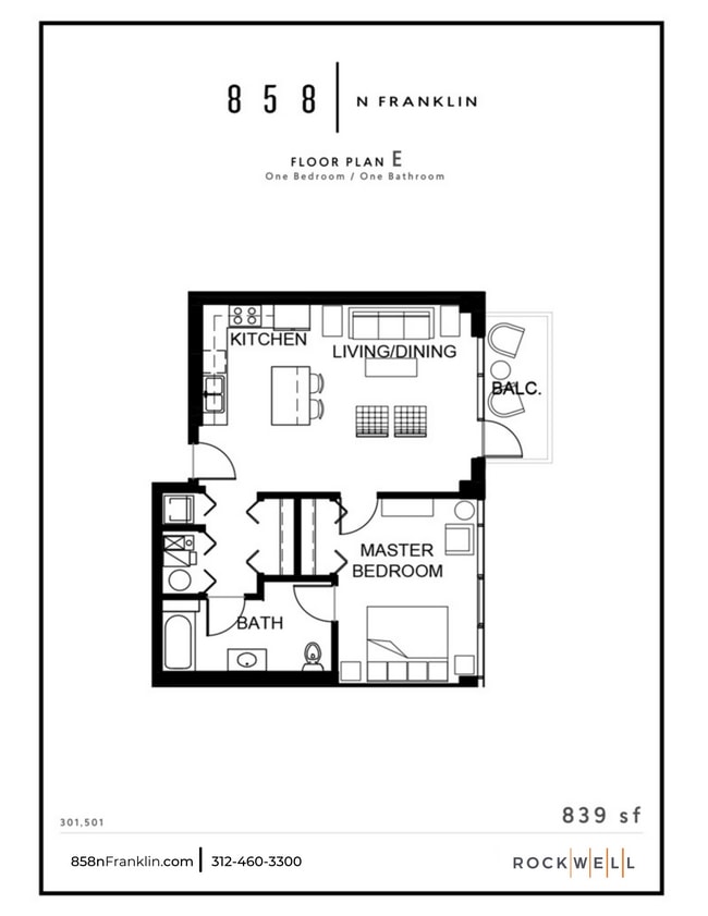 Floorplan - 858 N Franklin