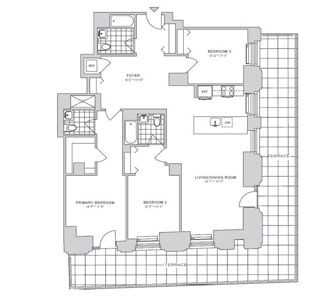 Floorplan - 70 Pine Apartments