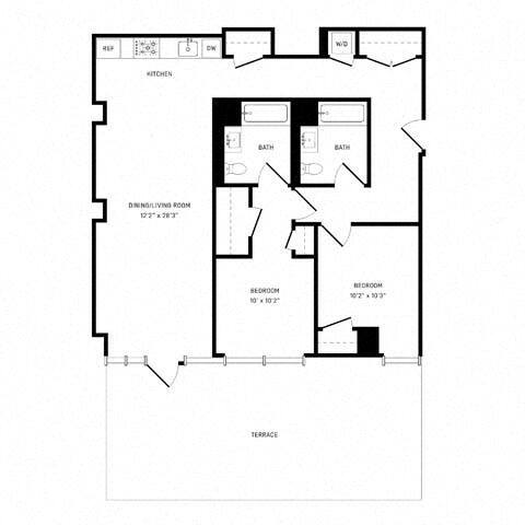 Floorplan - Two Blue Slip