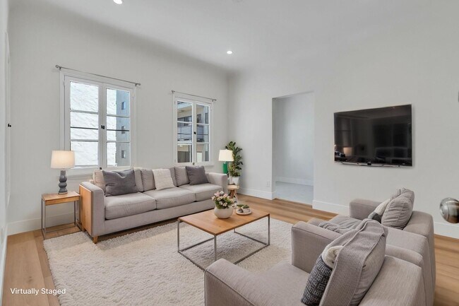 Unit E - Studio Staged Photo - 123 Hamilton Apartments