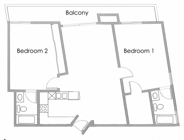 Floorplan - Park Rochester Apartments