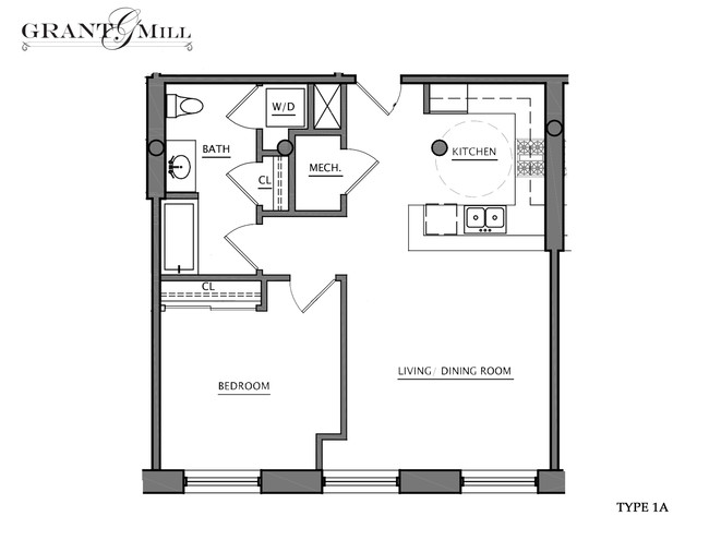 Floorplan - Grant Mill