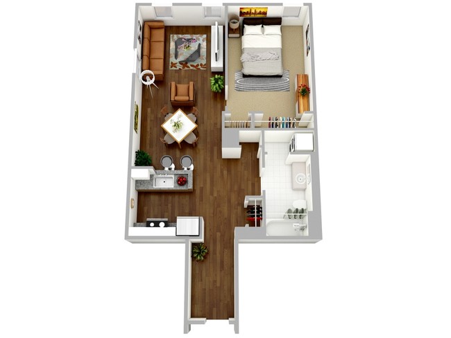 1BR/1BA - The Box District