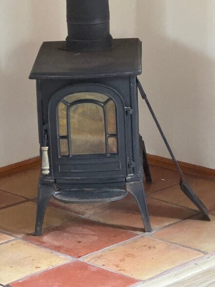 Wood Stove - 1734 Topanga Skyline Dr