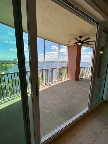 Lanai, with double sliding glass hurricane doors fully opened - 2743 1st St