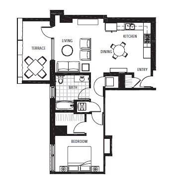 1BR/1BA - Richards Court