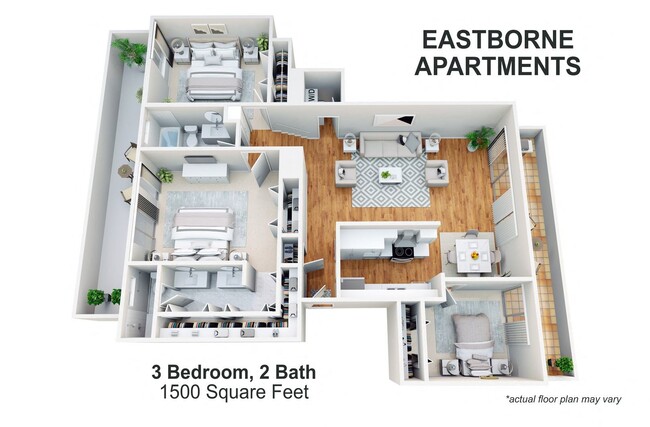 Floorplan - Eastborne Avenue Apartments