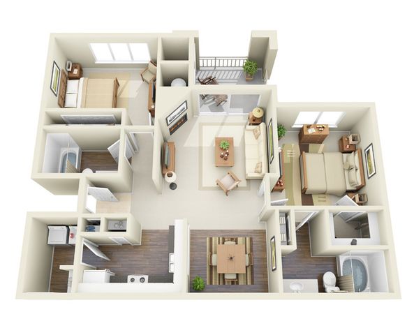 Floorplan - Lambertson Farms Apartment Homes