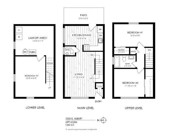 Floorplan - 5300 E Asbury Ave.