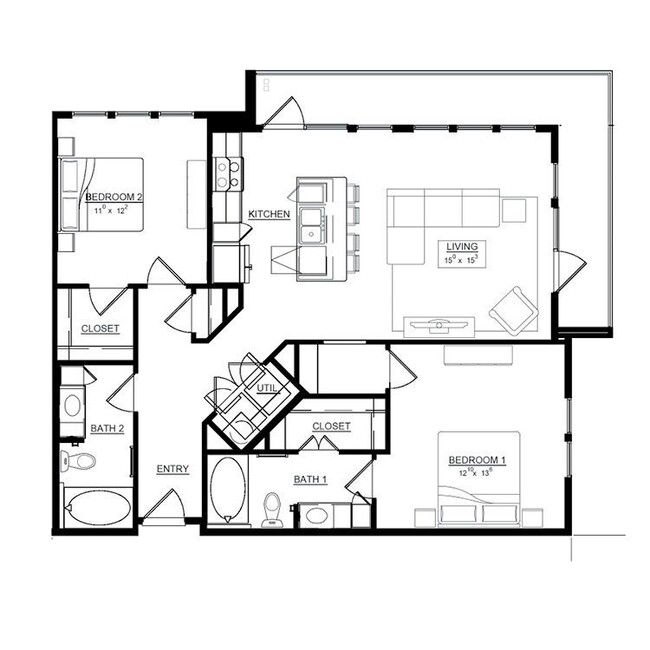 Floorplan - Magnolia on Zang Two