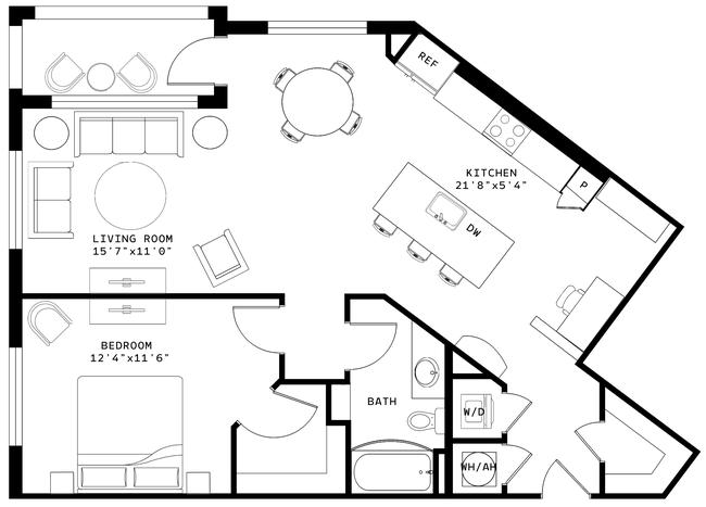 Floorplan - Venable Durham Apartments