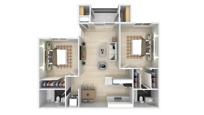 Floorplan - La Jolla Blue Apartments