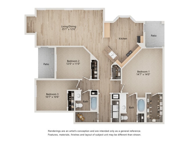Cason Estates_Sussex_3x2_apartments_Murfreesboro_TN - Cason Estates