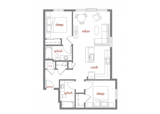 Floorplan - Tivalli Apartments