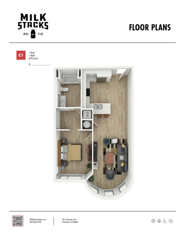 Floorplan - The Milk Stacks Apartments
