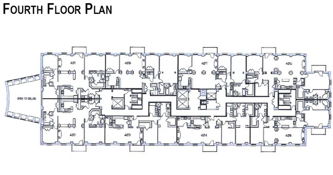 Fourth Floor Plan - Ginter Place