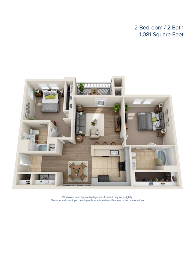 2x2 Renovated - Fleetwood Apartments