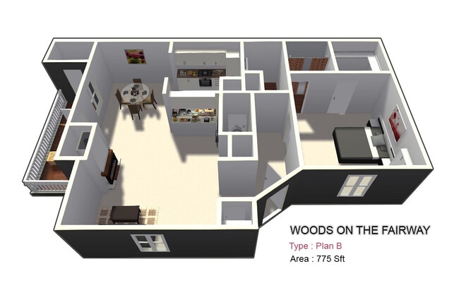 One Bed / One Bath - Woods on the Fairway
