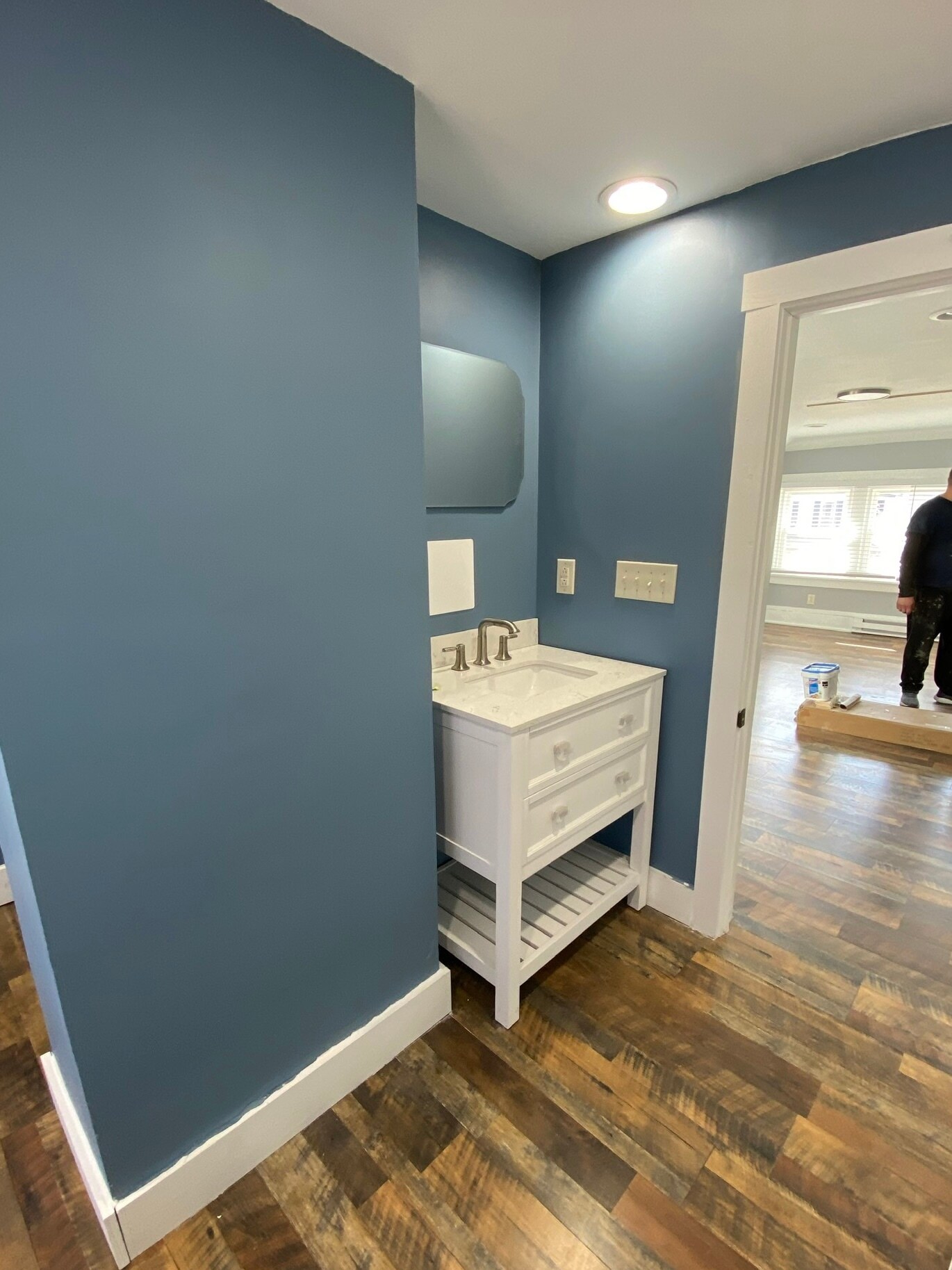 Master bathroom. Second floor. Apartment B. - 605 Beechwood Ave