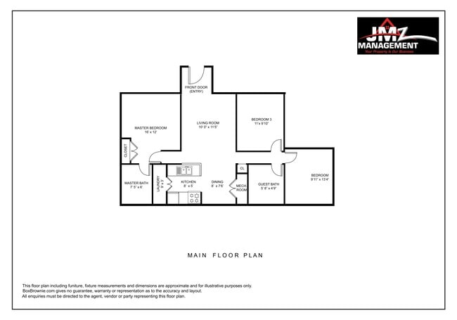 Floorplan - Waters Edge at Tuttle Hill