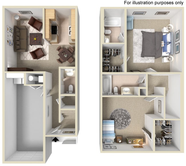 Floorplan - Westwood Townhomes and Apartments