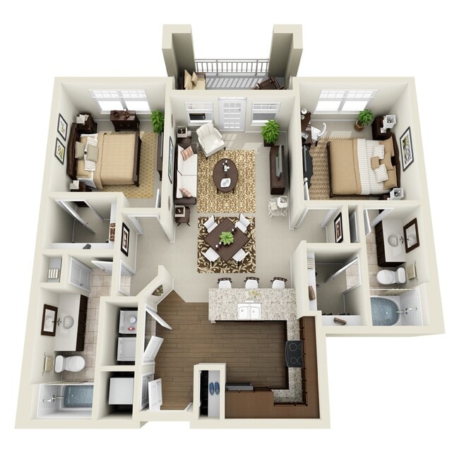 Floorplan - ZZZFountains at Mooresville Town Square