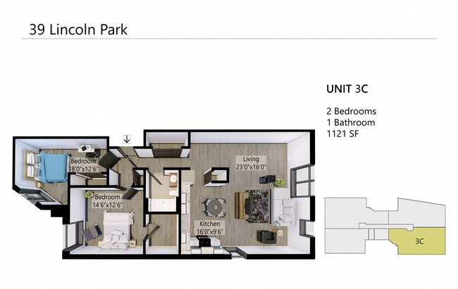 Floorplan - Lincoln Park Lofts