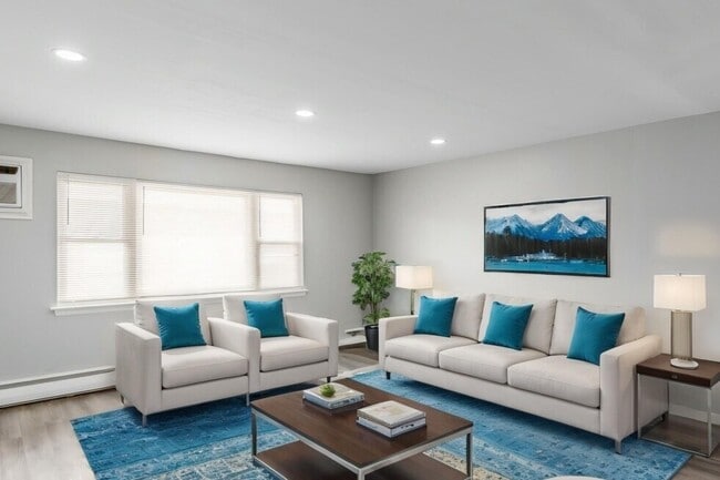 Apt. A8 - Living Room - Princeton Apartments