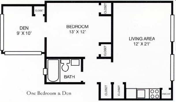 Floorplan - Crescent Pointe Apartments