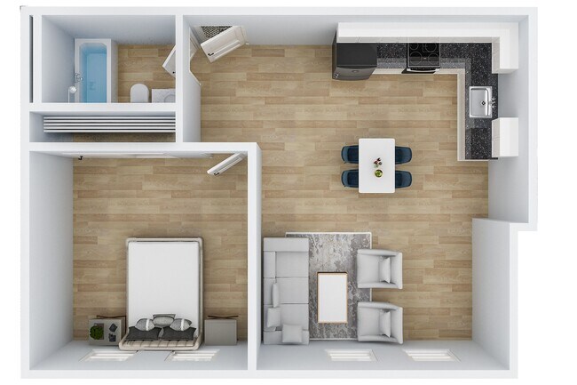 1 bedroom - The Mark on Monroe