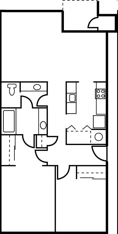 2BR/1BA - Easton Ridge