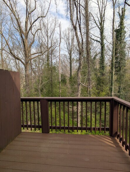 Upper deck off kitchen - 914 Murrell Rd
